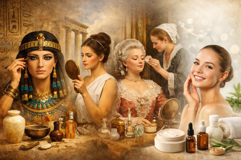 Évolution des pratiques esthétiques et des cosmétiques, de l’Antiquité à l’époque contemporaine